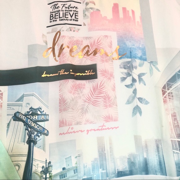 NYLON APPAREL mint and gold foil dreams box top - Picture 4 of 5